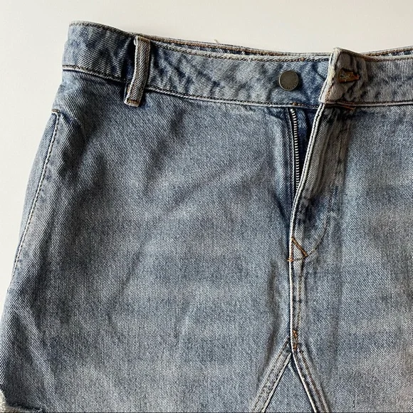 All Saints Denim Mini Skirt - Picture 2 of 15